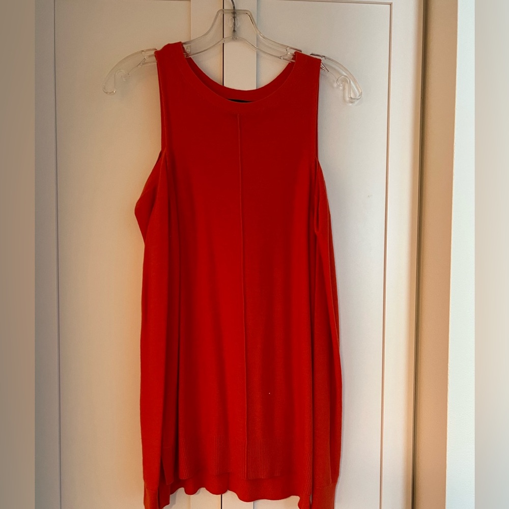 Trouvé shoulderless sweater - orange